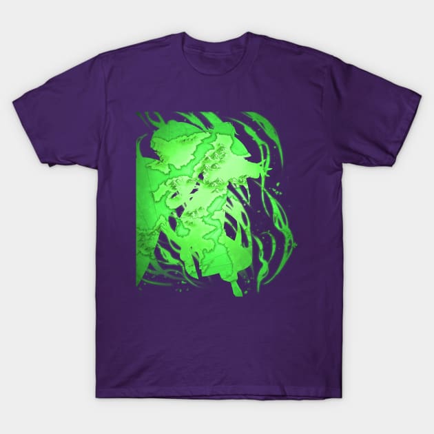Purple demon on sale shirt